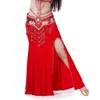 Salia de pica -tear saia de dança de barriga Professional Women Slit Modal Cotton Dress
