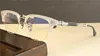 Pop retro mannen optische brillen Kalf-frame met lederen doos HD Clear Lens topkwaliteit
