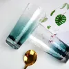 Wine Glasses Household Juice Cup Drinkware Glass Ink Blue Hammered Drinking For Tea Breakfast Cups Beer Vodka