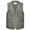 ZOGAA gilet de pêche homme poches hommes veste sans manches gilet de travail gilets d'extérieur gilet Plus grande taille homme hiver 2019