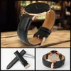 Assista Bands Maikes de qualidade Genuine Leather Watch Band 13mm 14mm 16mm 17mm 18mm 19mm 20mm Relógio Bandas para DW Relógio Strap 230425