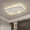 Plafonniers JJC Moderne Acrylique LED Lumière Salon Et Chambre Intelligente Télécommande Éclairage Réglable