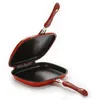 Pans 32CM28CM Frying Pan NonStick DoubleSided Barbecue Cooking Tool Stable Durable And Reliable Cookware Suitable For Home Outdoor 231124