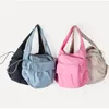 Evening Bags Trend Shoulder Bag Nylon Lightweight 2023 Summer Pleated Solid Color Drawstring Handbag Daily Casual Personality All-match