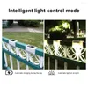 Night Lights Solar Deck Light IP65 Waterproof Weather Resistant Sensor Simple Installation Long Lifespan Decorative ABS No Wire Require