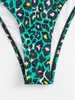 Swim Wear 2022 Novo biquíni sexy feminino feminino de leopardo verde biquínis de roupas de banho de banho de banho de banho de banho com maiô feminino de biquíni na praia AA230425