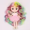 Dolls ICY DBS Middie Blyth Doll 1/8 BJD Joint Body Matte/Glossy Faceplate Colorful Hair 20cm Dolls DIY Toy Gift for Girls 230426