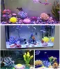 Decorações Novo 12 estilos Artificial Aquarium Coral Decoração Rock Fish Tank Ornament Coral Reef Shell Pedra Decoração Aquário Fundo