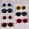 Zonnebril Koreaanse versie van kindermode Trend Ronde frame Persoonlijkheidsbril