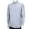 Camicie casual da uomo Dh802 Camicia a maniche lunghe in cotone twill di alligatore ad alta densità Top di qualità Homme Fashion