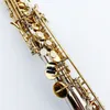 Made in Japan Yanagisa Soprano Saksofon WO37 Prosty srebro nikiel Key z Case Sax Soprano ustnik Ligature Stro