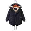 Set di abbigliamento COOTELILI Velluto Parka Giacca invernale per ragazzi Cappotto Moda Bambini Pile Caldo Capispalla 231124