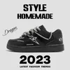 Designerinnen Frauen für Sneakers Kleid 307 Spring Fashion Men Skateboard Casual Tenis Frau Streetstyle atmungsable Schuhe 36 ~ 44 2 32 3