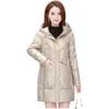 Women's Down Parkas 2023 Cotton Jacket Women Winter Clothes Korean Loose Padded Long Coat Female Jackets Lightweight 231124