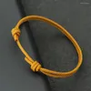 Charm-Armbänder, handgefertigtes Schnur-Armband, Unisex, verschiebbar und verstellbar, dünnes Seil, Braslet, Freundschaftsschmuck, lässiges, vielseitiges Zubehör