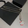 luxury Designer for women Pendant Necklaces Choker gold Necklace letter ccity Internet celebrity clavicle chain 52299