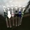 Pipes en verre Fumer Fabrication Narguilé soufflé à la bouche Beauté colorée Hot Pot