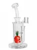 Vintage Strawberry Ananas -ananas Glass Bong Water Hookah 8.5 inch Classic Original Glass Factory Made kan het klantlogo plaatsen door DHL UPS CNE