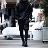 Herrspårar Hoodie Half Pants Setup Ströja Men 2023 Autumn High-End Sports Suit Casual Loose Two-Piece