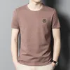 メンズTシャツCoodronyブランドソリッドカラーOネックTシャツ軽量快適なTシャツメンズザサマークラシックショートスリーブトップW5521 230426