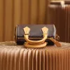 Projektant replikacji torba luksusowa torebki na ramię w kształcie lufy grafiki mini pudełko zamykane worki crossbody 16 cm