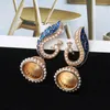 Boucles d'oreilles pendantes ethniques pour femmes, paon bleu, turquie, Bijoux Vintage Bollywood, couleur argent, cloche, gland, Bijoux de tribu