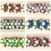 Decorative Flowers Artificial Silk Flower Wedding Road Lead Rose For Arch Square Pavilion Corners LED