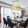 Pendelleuchten Moderne Kristall-Kronleuchter für Wohnzimmer Luxus Esszimmer Schlafzimmer Gold Hängeleuchte Wohnkultur Led Cristal Lampe