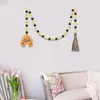 Decoratieve bloemen Bee Festival Creative Rope Tassel kralen Holiday Home Decoratie Wood Bead String Pendant Multi Styles