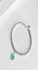 Classique 4mm brins d'émail amour pendentif avec perles rondes bracelet à ongles chaînes de créateurs trèfles collier bijoux tennis hommes luxe5415163