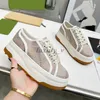 Designer Canvas Shoes Chunky B Sneakers Femmes Embossed Lace Up Jacquard Retro Platform Sneaker Multicolore Broderie Baskets