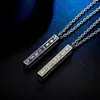 Pendant Necklaces BOEYCJR Buddhism Mantra Runes Necklace Statement Chain Handmade Ethnic Energy Long Bless Health For Men