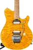 1994 Ernie Ball Music Man EV H Eddie Van Halen Signature Amber Quilt Top guitare électrique 258