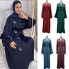 Ubranie etniczne Turcja Abaya Kobiety haft muzułmańska sukienka kimono Dubai Open Cardigan Islamic Kaftan Party Marokańska szata Jilbab Ramadan