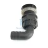 Delar Nuonuowell 2PCSPACK ELBOW Bulkhead Connector 32mm/38mm hinkar Drain Bitar Outlet Pipe Adapter för akvariumsprutmaskin