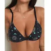 Kvinnors badkläder Summer Sexy Women 2 Piece Star Printed Push Up Tops Thong High Cut Bikini Set Swimsuit Female Beachwear Bathing Suit#G4