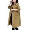 Женские куртки, женское однотонное пальто, осенняя верхняя одежда, стильный кардиган большого размера, отложной воротник, плиссированный дизайн с длинными рукавами