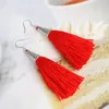 매달린 귀걸이 kelitch bohemia handmade tassel 빈티지 우아한 드롭 여성 패션 귀 주얼리 소녀 우정 선물