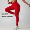 Pantalon actif couleur unie côtelé Yoga femmes poches croisé taille haute Fitness Leggings Sexy BuLIft entraînement collants de course