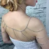 Autre mariée mariage mode personnalité strass multicouche chaîne d'épaule transfrontalière nouveaux produits collier brillant sexy pour femmes collier longueur réglable