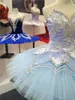 Vêtements de danse à venir de haute qualité pour enfants filles femmes vêtements de Performance pour adultes bleu Tutu Ballet professionnel 231124