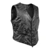 Hommes gilets goutte hommes gilet Steampunk col en V sans manches Vintage printemps gilet pour Cosplay 230425