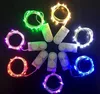 2m 20LEDS LED String CR2032 Bateria operada por bateria Micro Mini Light Copper Wire Wire Starry LED tiras para decoração de Halloween de Natal