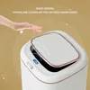 40L SMART SENSOR TRASH CAN STORA KAPITAKT INKLUTNING TRASH BIN Electric Touchless avloppskorg för köksbadrum med lock