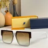 Gafas de diseñador para hombre Gafas de sol Z2002E Moda rectangular Clásico Cuadrado Gafas de sol marrones Ocio diario Viajes al aire libre Vacaciones Gafas para mujer