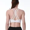 Tenue de yoga vêtements de sport pour femmes vêtements de sport soutien-gorge de Fitness Sexy croix dos sous-vêtements course fille soutiens-gorge rembourrés