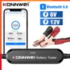 Nouveau KONNWEI BK100 Bluetooth 5.0 testeur de batterie de moto de voiture 6V 12V moniteur de batterie 100 à 2000 CCA outils de Test de démarrage de charge