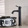 Rubinetti per lavandino del bagno Rubinetti in bronzo lucidato a olio da piano Vidric con rubinetto miscelatore monocomando per lavabo con acqua fredda