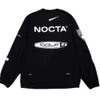 2023メンズパーカーUSバージョンNocta Golf Coブランドドロー通気性のクイック乾燥レジャースポーツTシャツ長袖ラウンドネックサマータイウ