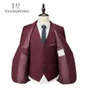 Men s Suits Blazers Men Suit Spring and Autumn High Quality Custom Business Three piece Slim Large Size Multi color Two button 231124